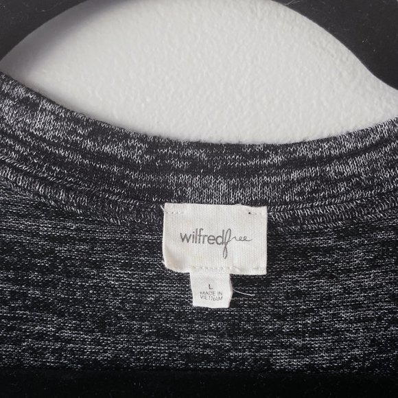 Wilfred Free Aritzia Dress large salt & pepper midi dress sweater dress - Picture 16 of 16